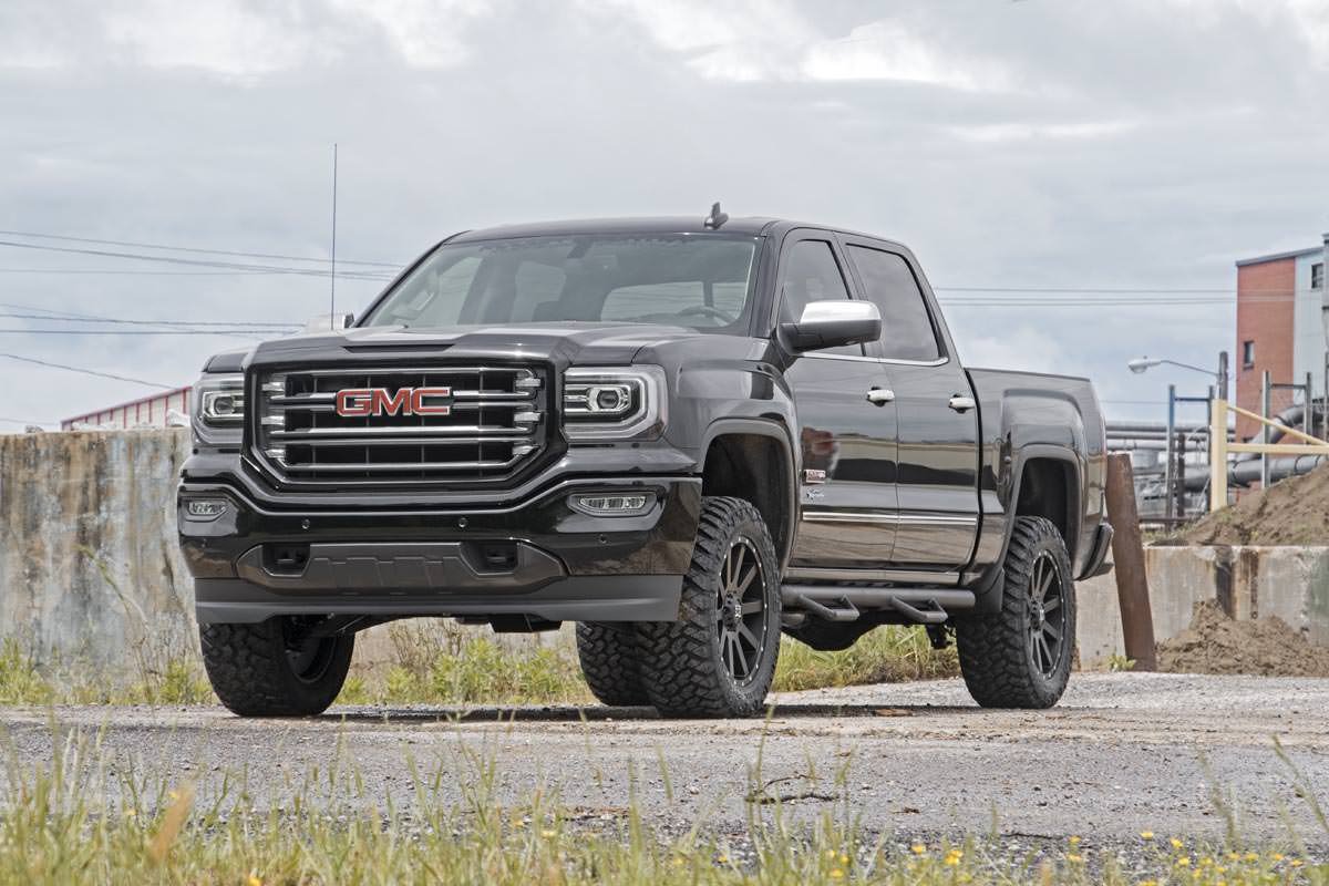 3,5-Zoll-Lift Kit | Geschmiedete obere Querlenker | Vertex | Chevy/GMC 1500 (07–16) | Rote Ausführung — Bild 2