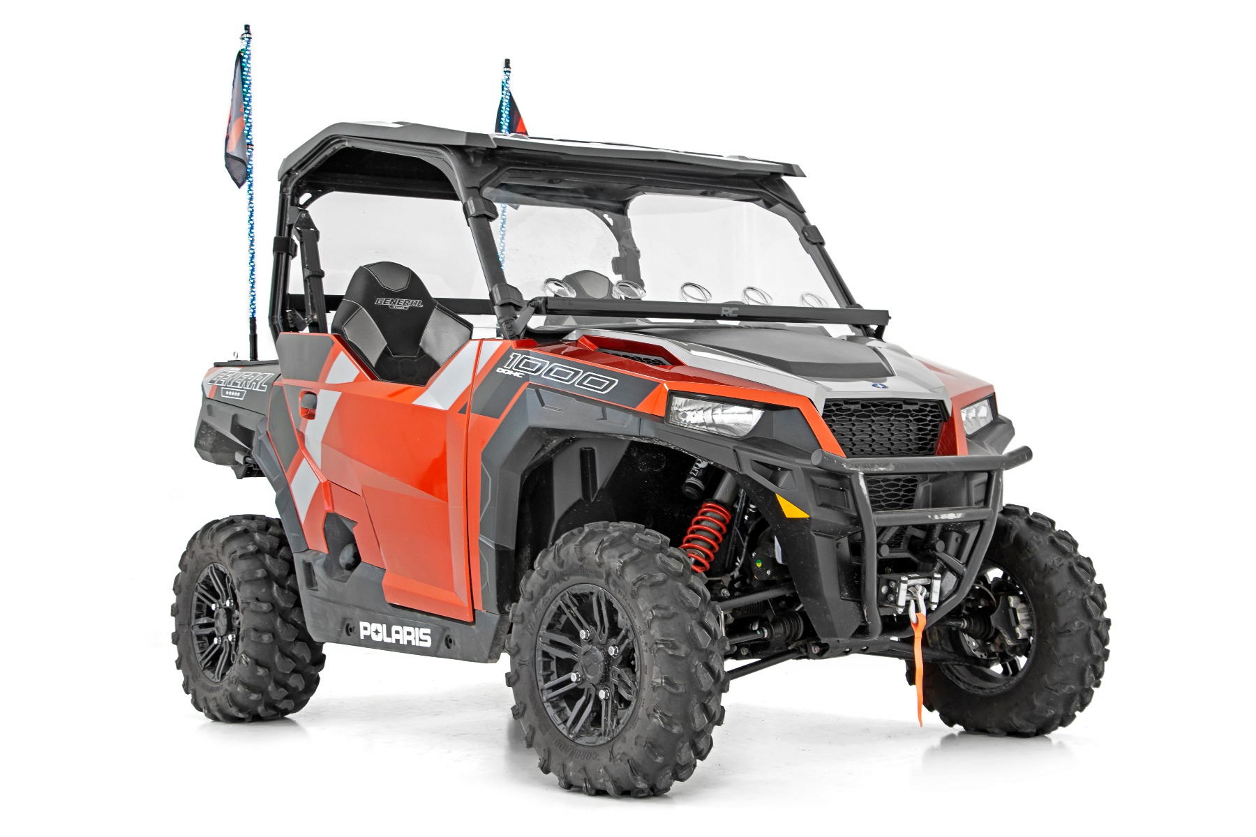Belüftete Vollwindschutzscheibe | Kratzfest | Polaris General XP 4 1000 — Bild 5