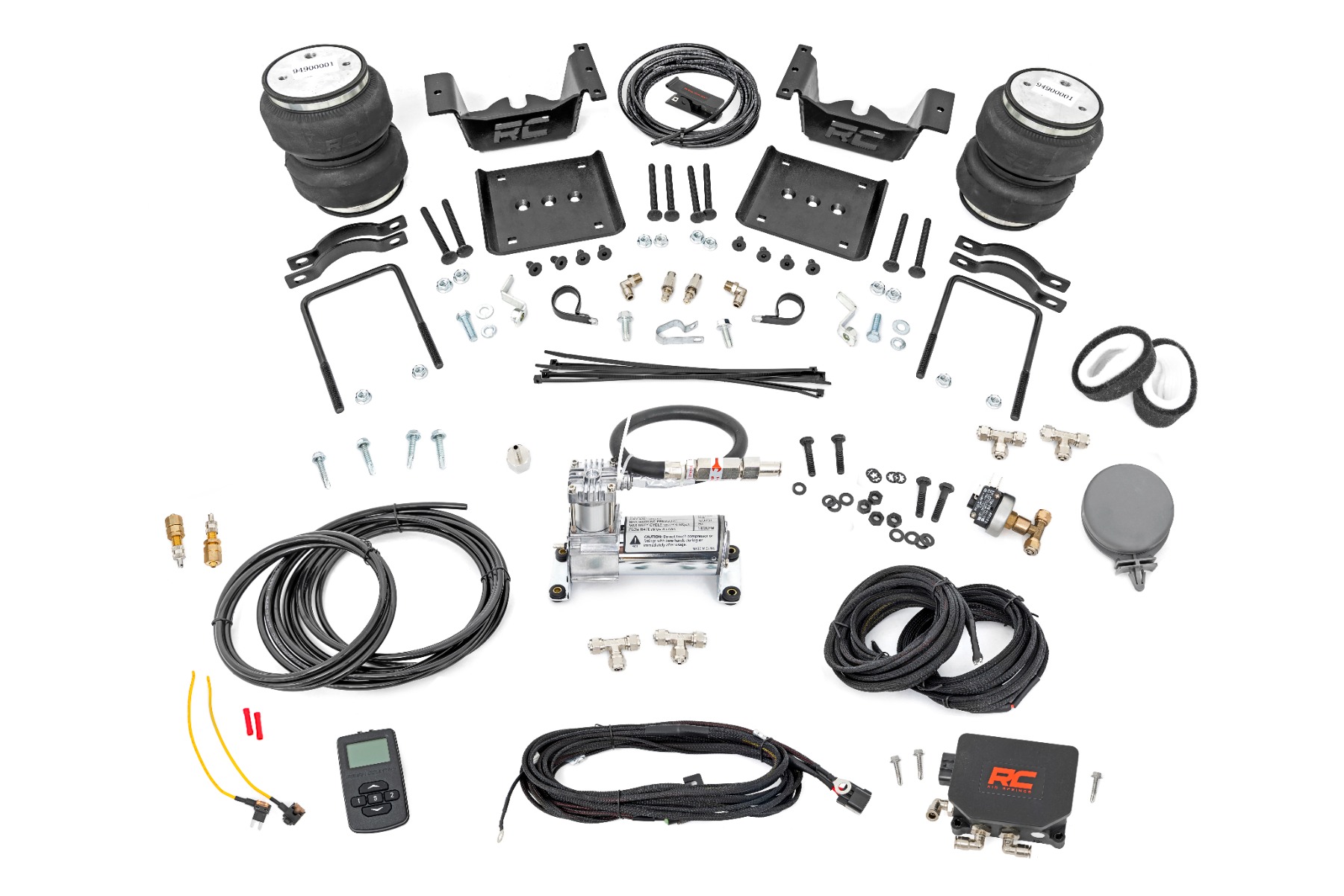 Luftfeder-Set mit Kompressor | Funkfernbedienung | Chevy/GMC 1500 (07–18 & Classic)