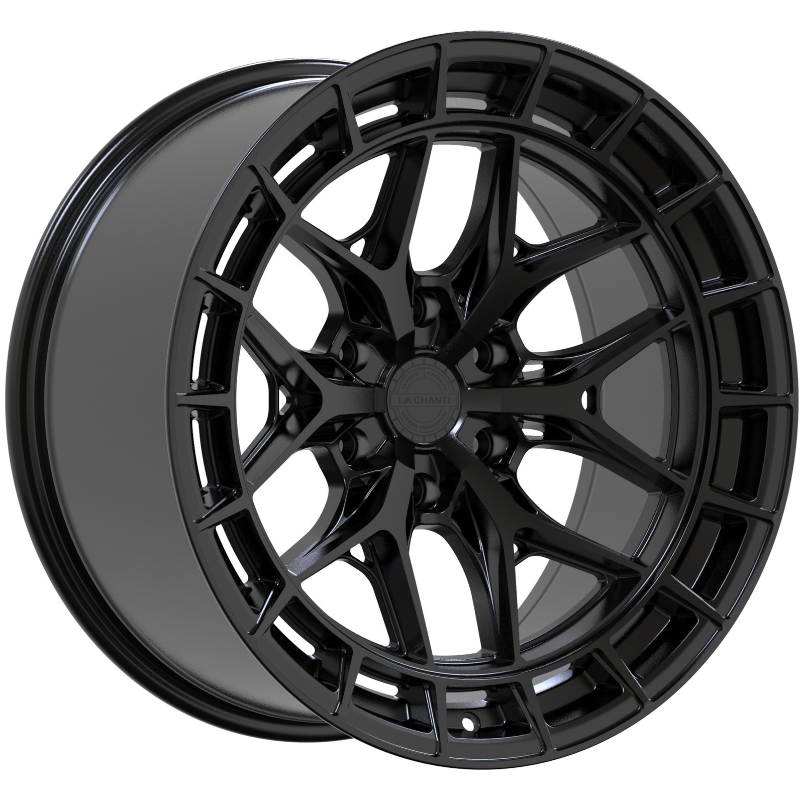 La Chanti OF32 | Matt Black · 10J×20" · ET-25 | 6x139.7 — Bild 1