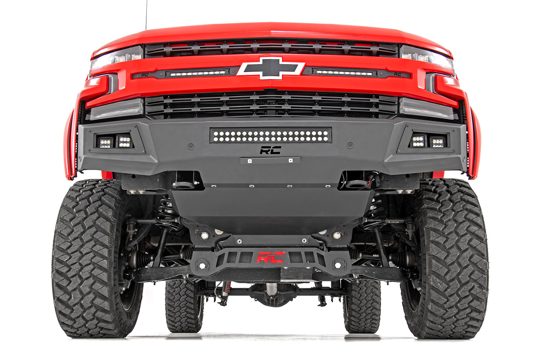 High Clearance Front Bumper | LED Lights & Skid Plate | Chevy Silverado 1500 (19-22) — Bild 3