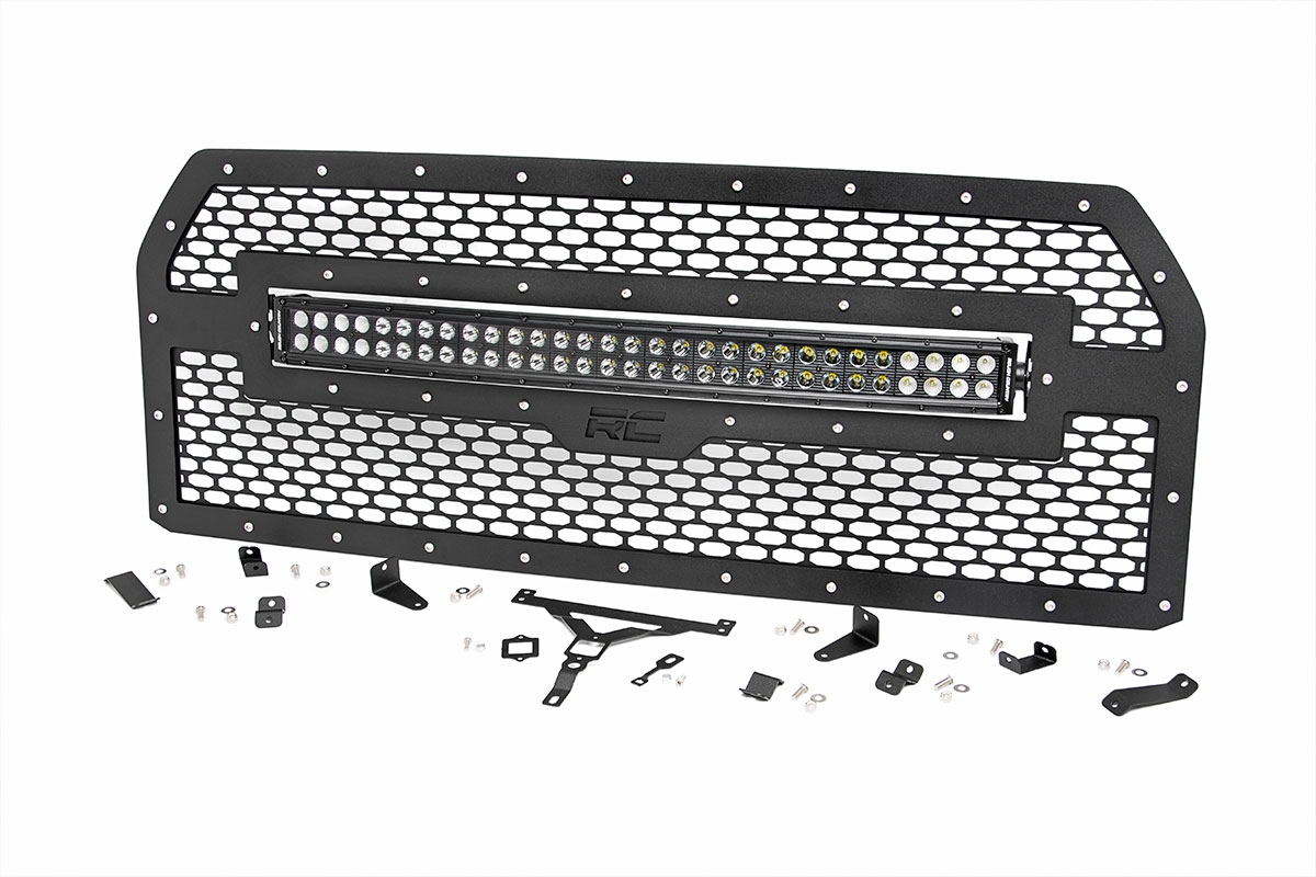 Kühlergrill aus Gitter | 30 Zoll Zweireihige LED-Leuchten | Schwarz | Ford F-150 2WD/4WD (2015–2017) — Bild 5