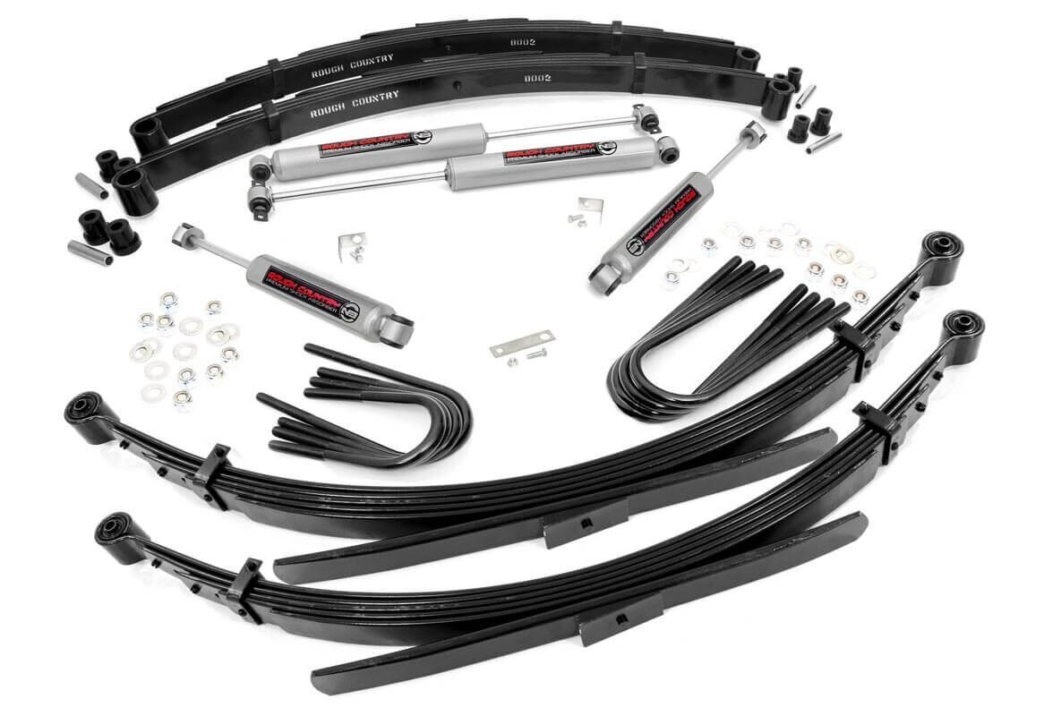 4-Zoll-Lift Kit | RR-Feder | Chevy/GMC C10/K10, C15/K15, Truck/Half-Ton Suburban (69–72)
