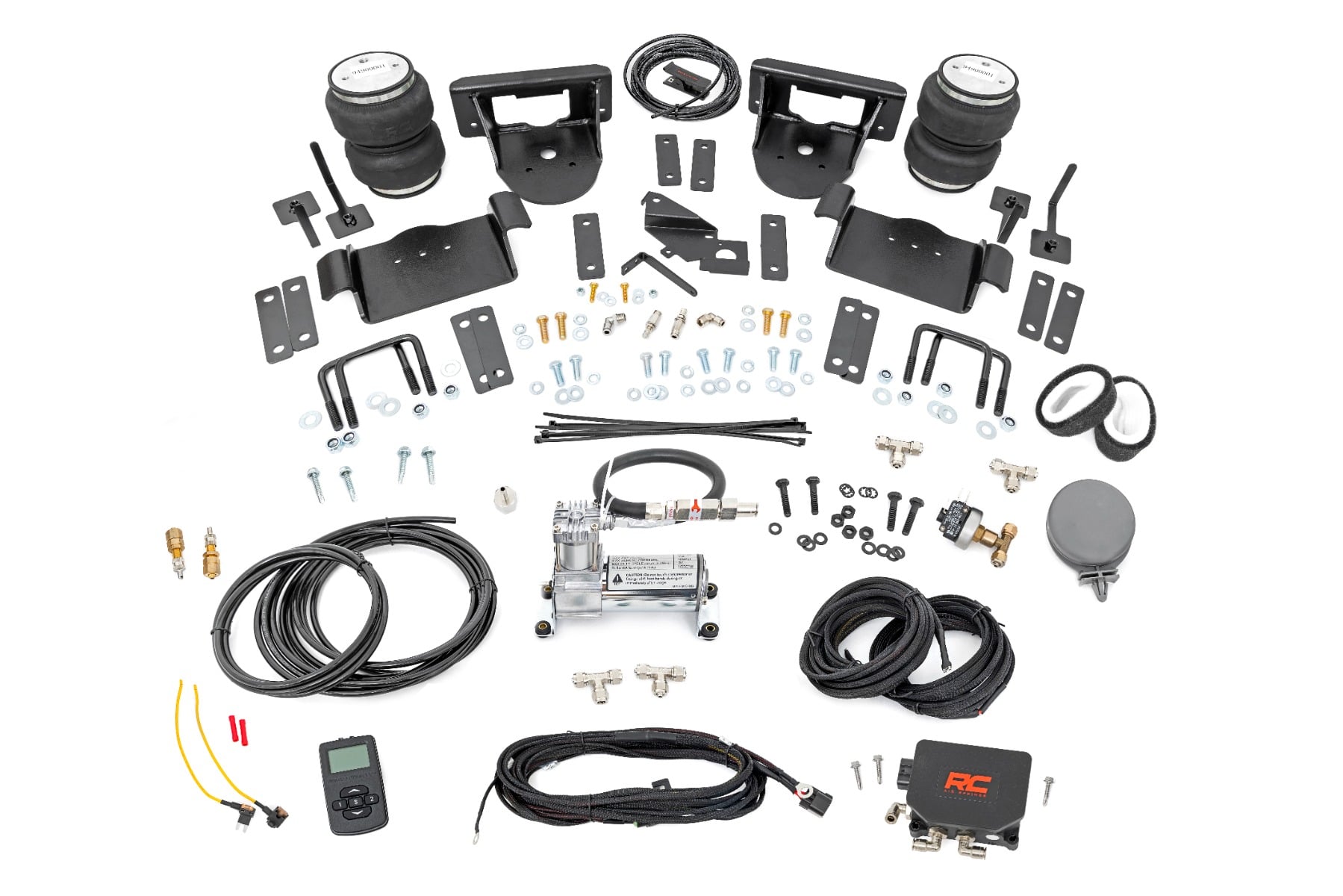 Luftfeder-Set mit Kompressor | Funkfernbedienung | 0–6 Zoll Anhebungen | Ford F-150 (21–26)