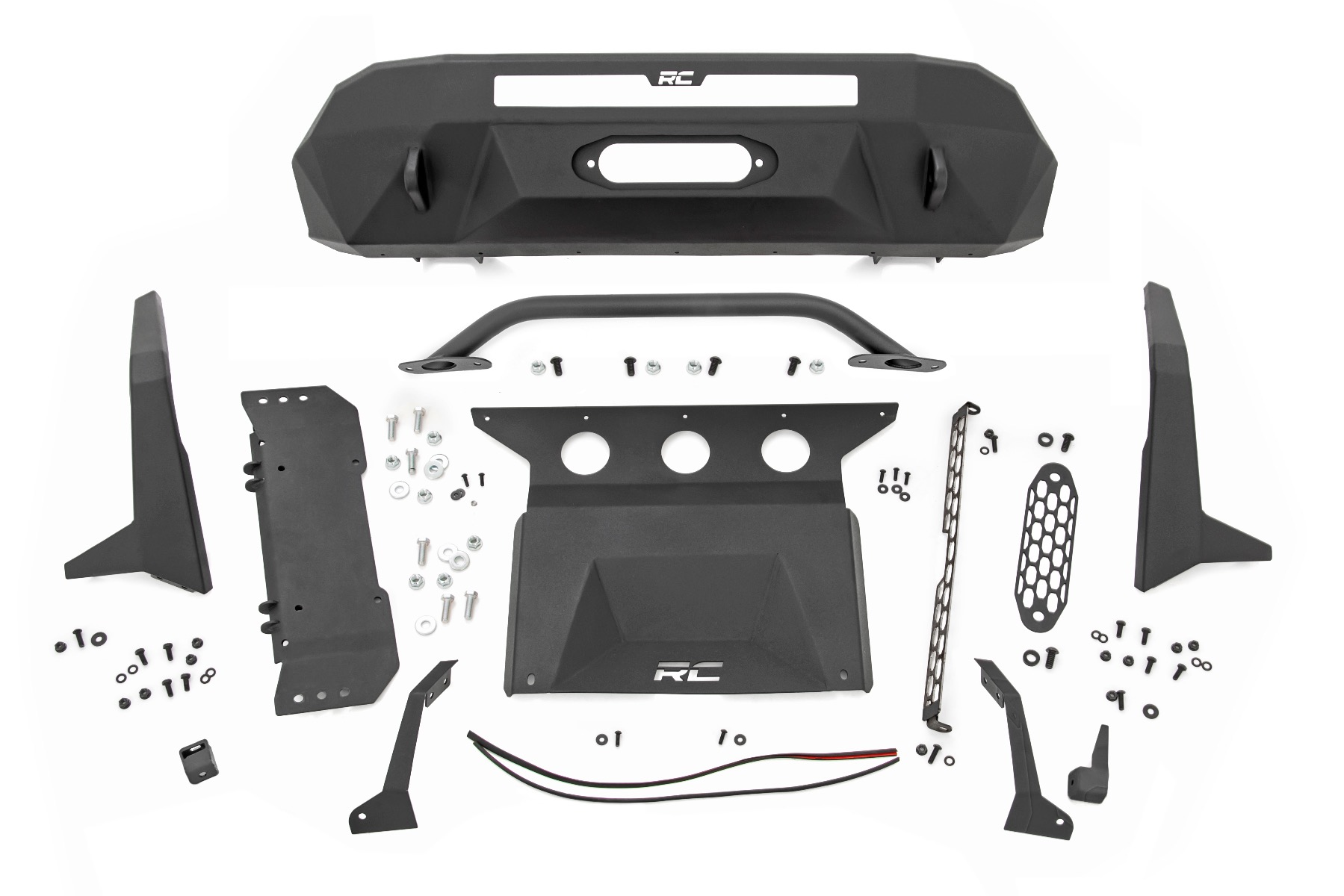 Frontstoßstange | Hohe Bodenfreiheit | 12.000-Lb-Seilwinde der Pro-Serie | Synthetikseil Toyota Tacoma 4WD (16–23) — Bild 6