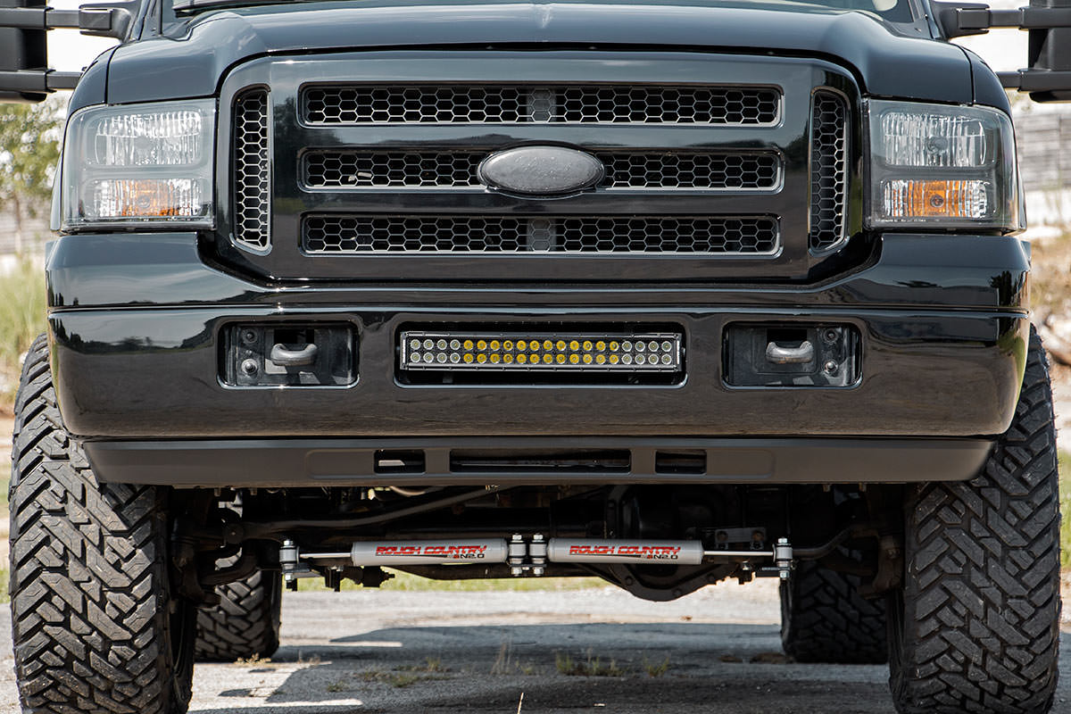 LED-Beleuchtungsset | Stoßstange | 20" Chrom, zweireihig | Weiße Tagfahrleuchten | Ford F-250/F-350 Super Duty (05–07) — Bild 2
