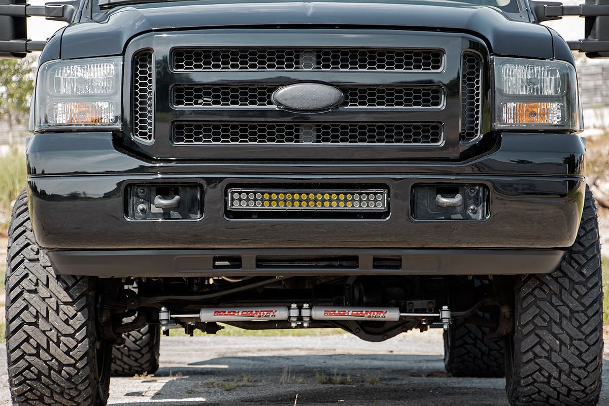 LED-Beleuchtungsset | Stoßstange | 20 Zoll Chrom, zweireihig | Gelbe Tagfahrleuchten | Ford F-250/F-350 Super Duty (05–07) — Bild 2