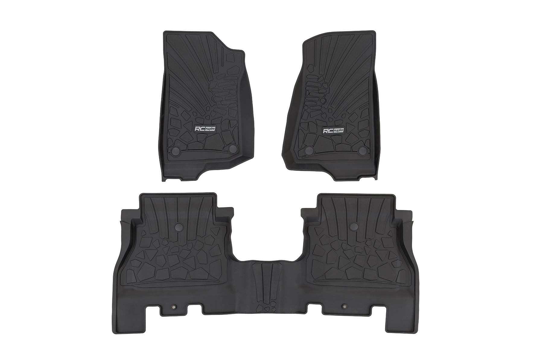Flex Fit Floor Mats | FR & RR | 4 Door | Jeep Wrangler Unlimited 4WD (18-26) — Bild 2