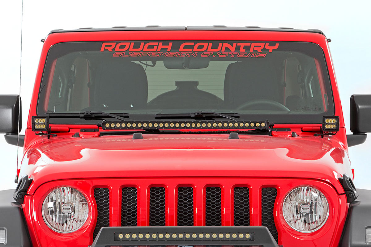 LED-Beleuchtungsset | Scharnierbefestigung | 2 Zoll Spectrum-Paar | Jeep Gladiator JT/Wrangler JL (18–26) — Bild 7
