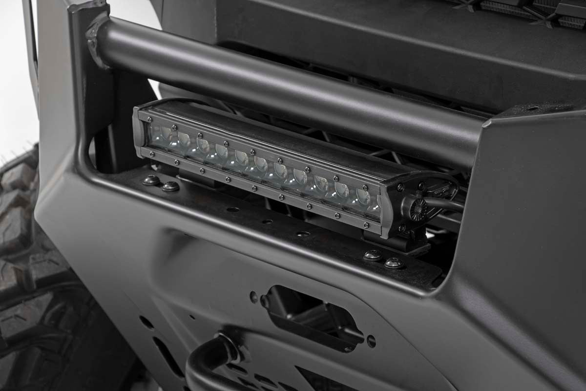 LED-Beleuchtungsset | Stoßstangenmontage | 12 Zoll Schwarz, einreihig | Polaris Ranger XP 1000 — Bild 7
