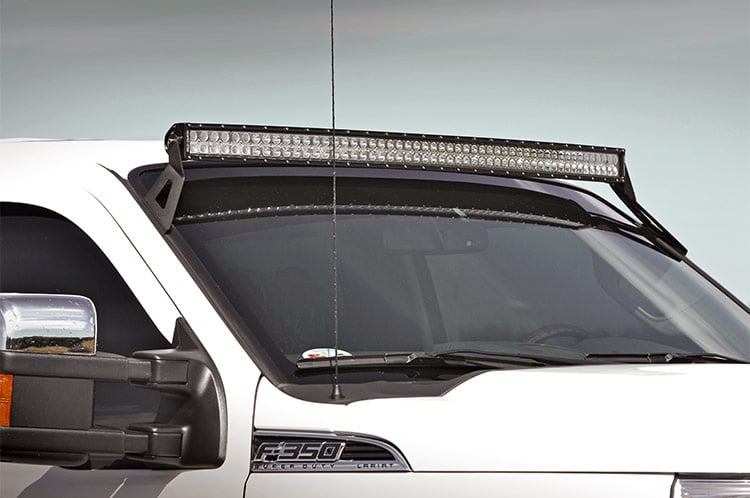 LED-Lichthalterung | Obere Windschutzscheibe | 54 Zoll Gebogen | Ford F-250/F-350 Super Duty (99–16) — Bild 5