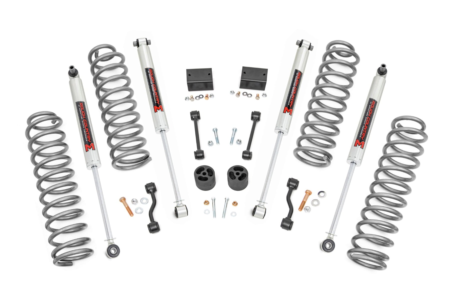 2,5-Zoll-Lift Kit | Schraubenfedern | M1 | Jeep Wrangler Unlimited 4WD (2018–2023)