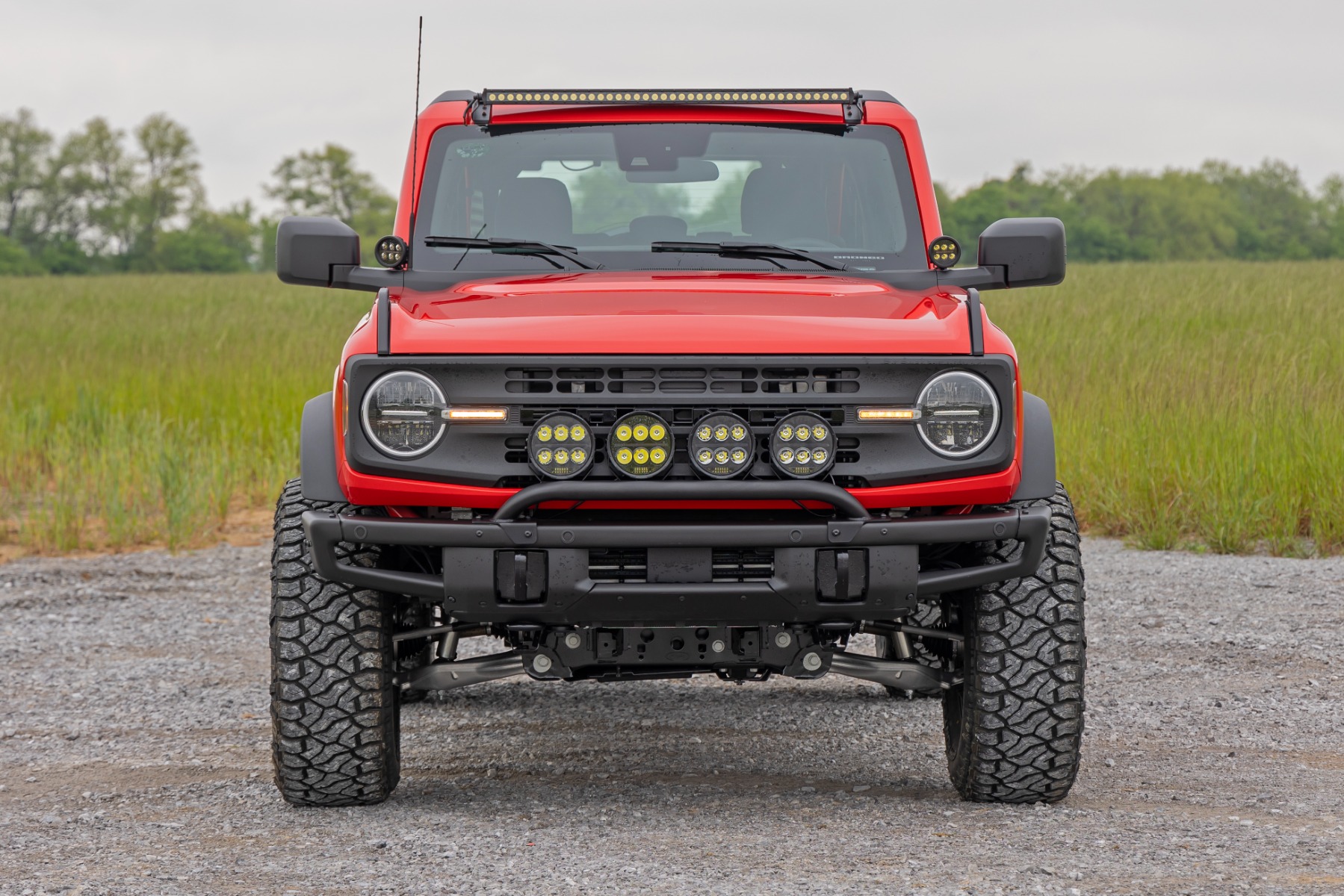 Halterung für Lichtleiste | 6,5-Zoll-LED-Rundleuchte (4er-Set) | OE Modular Steel | Ford Bronco (21–26) — Bild 6