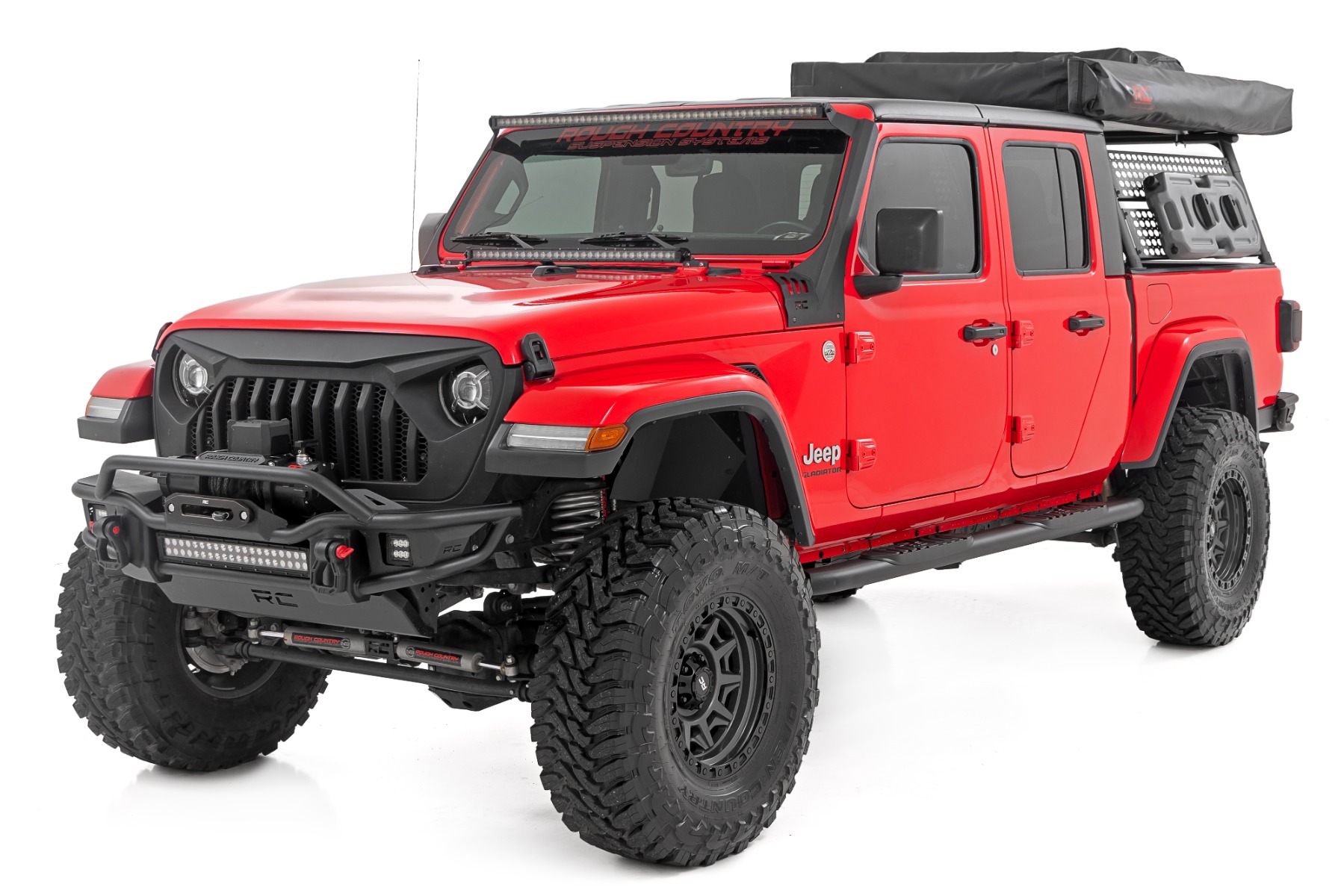 Ovale Nerf-Trittstufen | Schwarz | Jeep Gladiator JT 4WD (2020–2026) — Bild 4