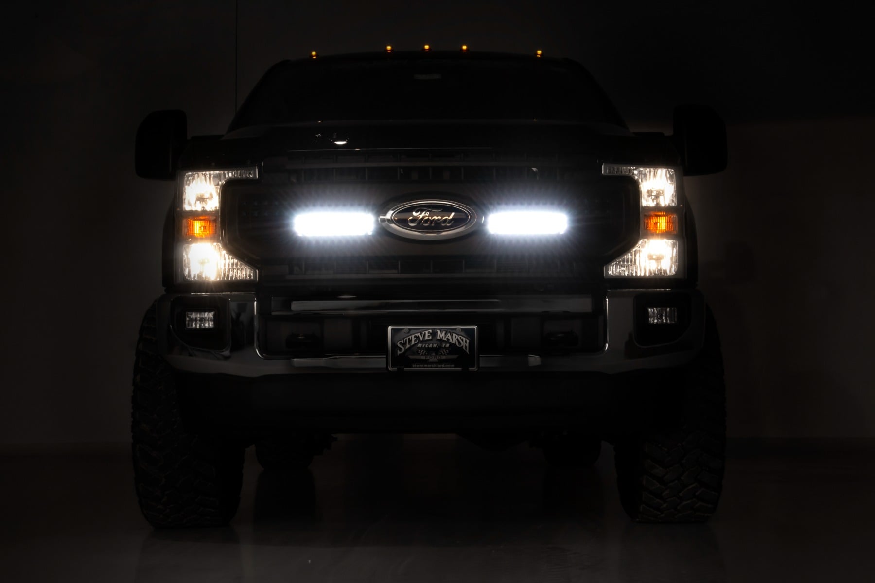 LED Light Kit | Grille Mount | 10 Inch Black | Slimline | Ford F-250 Super Duty (20-22) — Bild 3