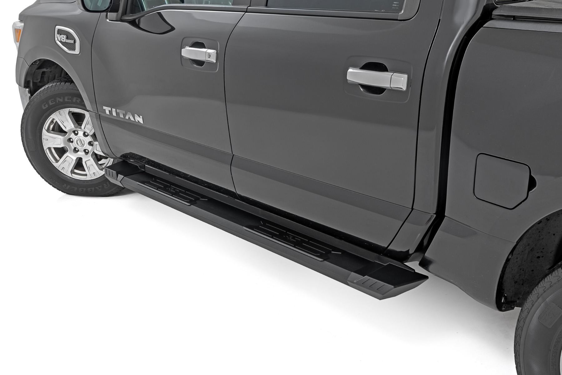 HD2-Trittbretter aus Aluminium | Crew Cab | Nissan Titan 2WD/4WD (2004–2024) — Bild 2