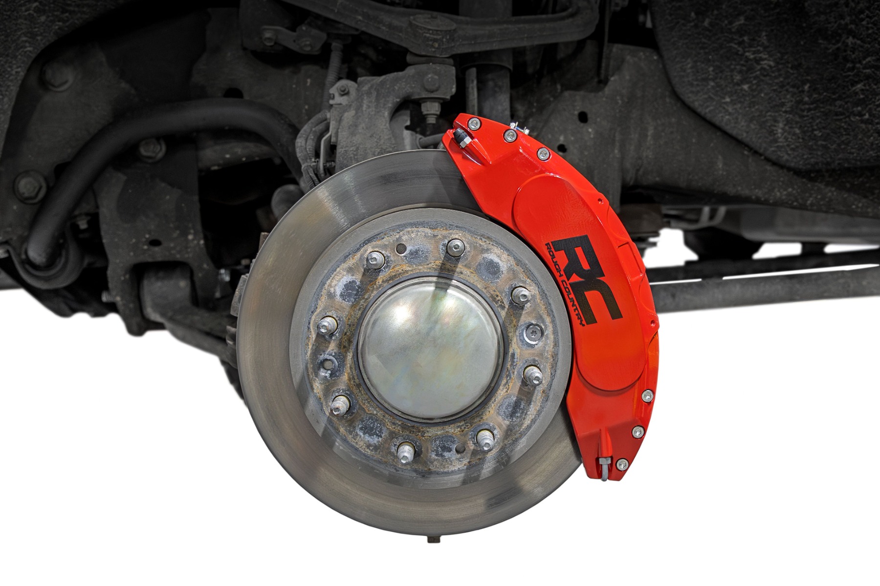 Bremssattelabdeckungen | Vorne und hinten | Rot | Chevy/GMC 2500HD/3500HD (20–26)