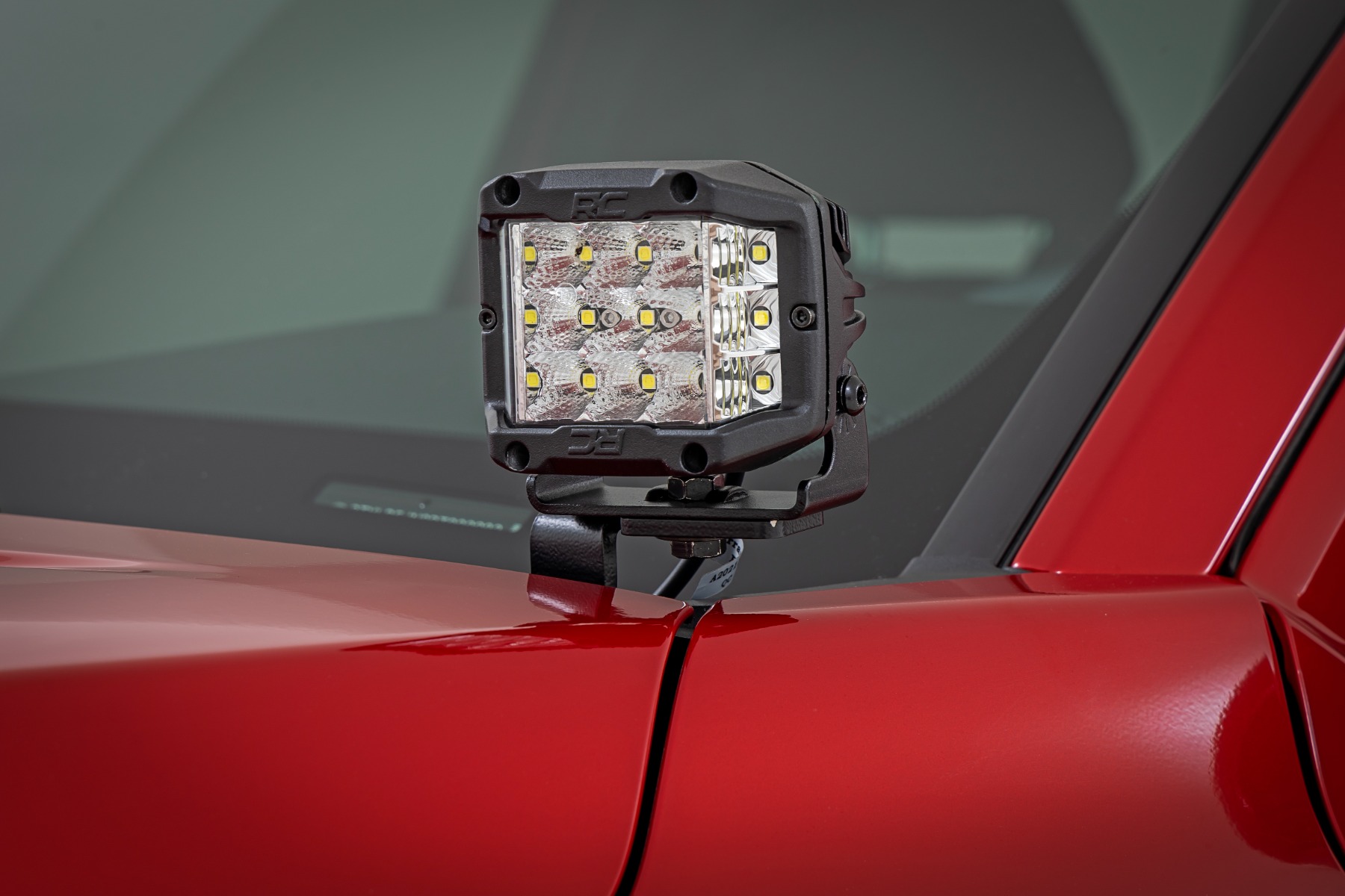 LED-Beleuchtungsset | Einbau in die Seitenleiste | 3 Zoll OSRAM | Breitstrahl | Toyota Tacoma 2WD/4WD (24–26)