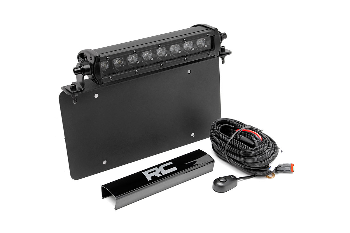 LED-Beleuchtungsset | Kennzeichenhalterung | 8 Zoll Single Row Black Series — Bild 2