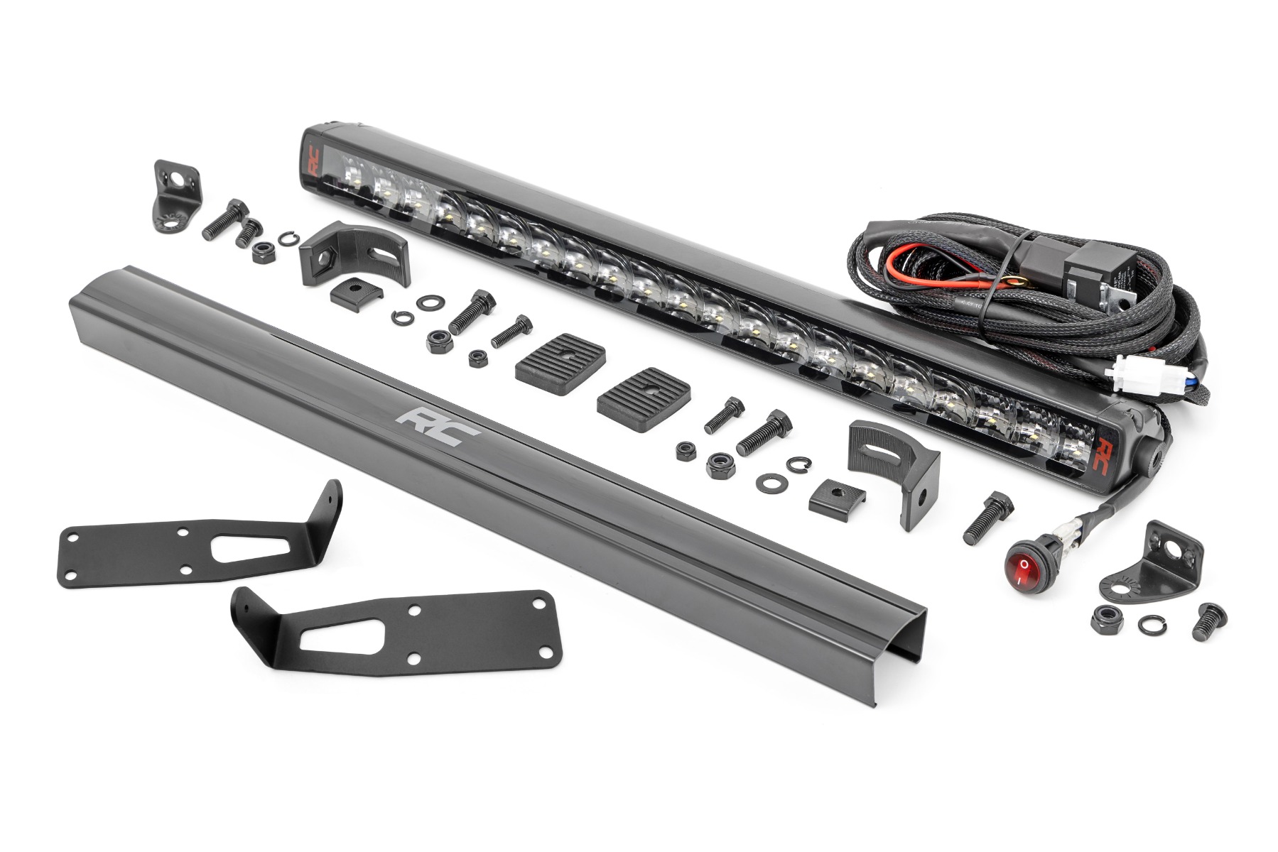 LED-Beleuchtungsset | Stoßstangenmontage | 20" Spectrum einreihig | RAM 2500 (03–18)/3500 (03–18)