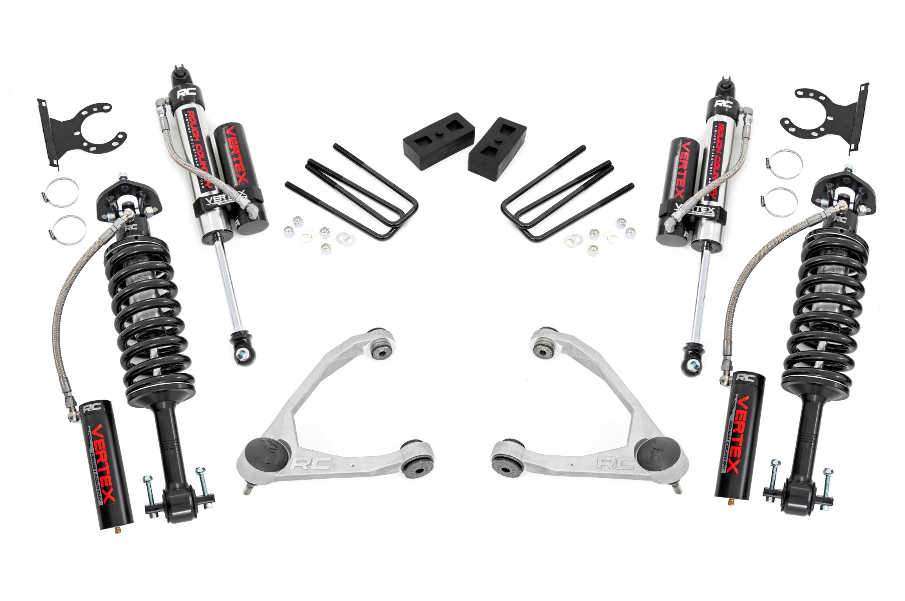 3,5-Zoll-Lift Kit | Geschmiedete obere Querlenker | Stahlguss | Vertex | Chevy/GMC 1500 (07–13)