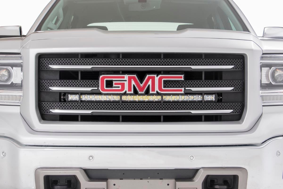 LED Light Kit | Behind Grille Mount | 30" Chrome Single Row | Chevy/GMC 1500 (14-18 & Classic) — Bild 6