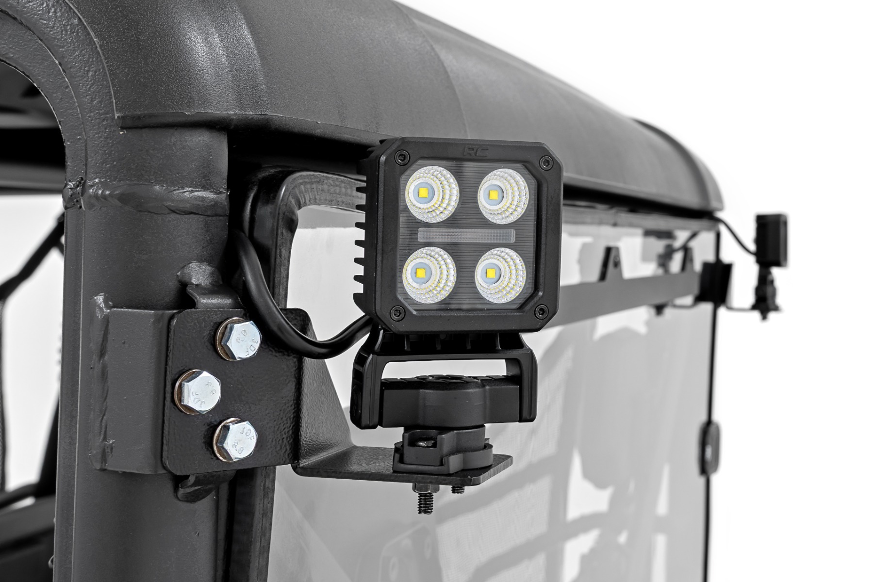 LED-Beleuchtungsset | Heckmontage | 3 Zoll Chrom-Paar | Weitwinkel | CFMOTO UFORCE 1000 — Bild 4