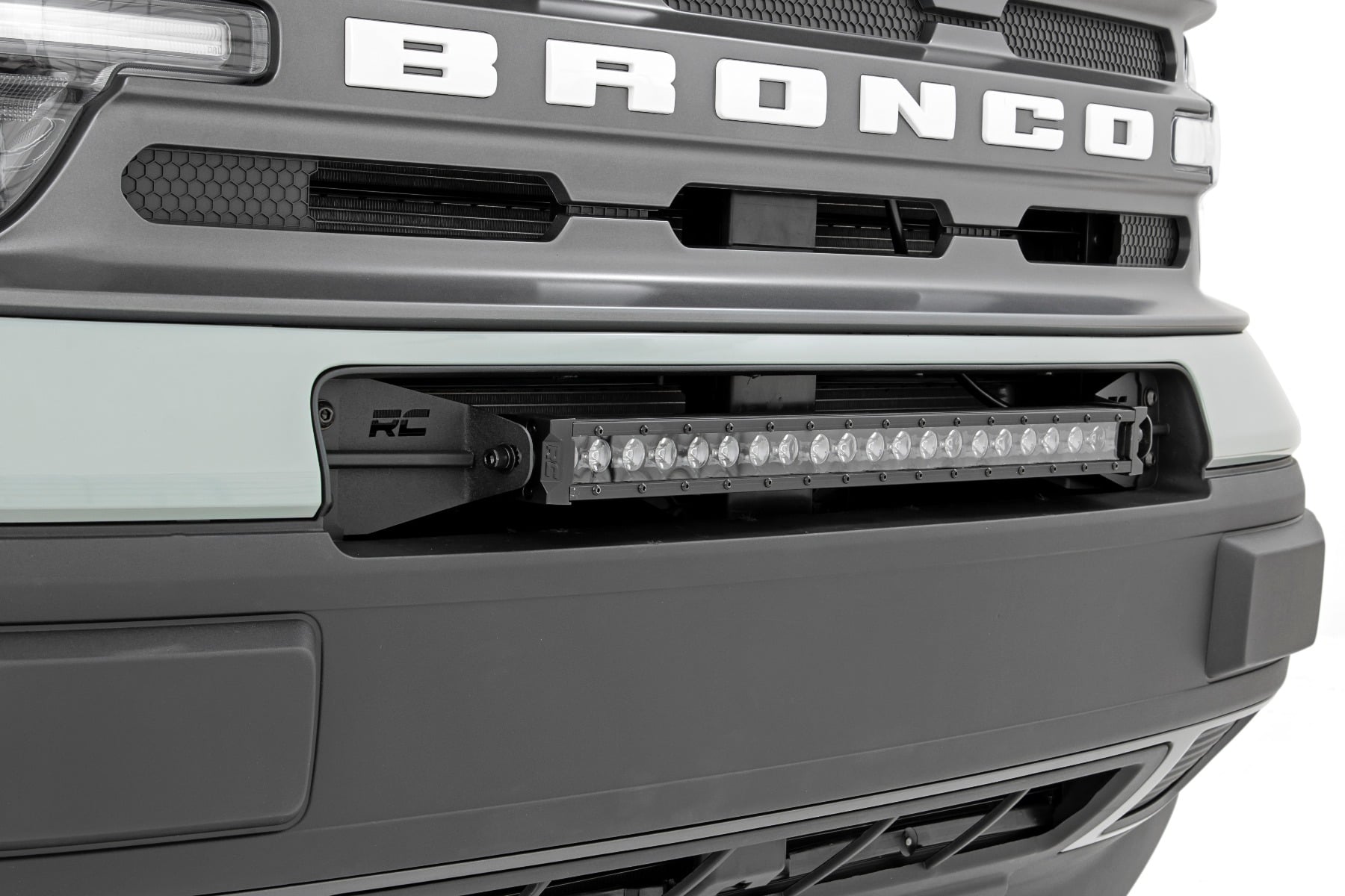 LED-Beleuchtungsset | Stoßstangenmontage | 20" Schwarz, einreihig | Ford Bronco Sport (21–26)