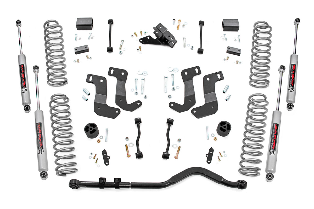 3,5-Zoll-Lift Kit | C/A-Tieferlegung | 4-türig | EcoDiesel | Jeep Wrangler Unlimited (20–23)