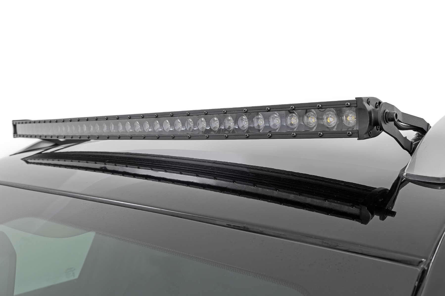 LED-Beleuchtungsset | Dachmontage | 40 Zoll Schwarz, einreihig | Jeep Cherokee KL (14–23)