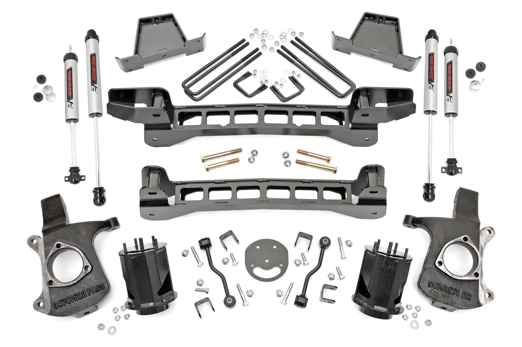 6 Inch Lift Kit | V2 Shocks | Chevy/GMC 1500 2WD (99-06 & Classic) — Bild 2