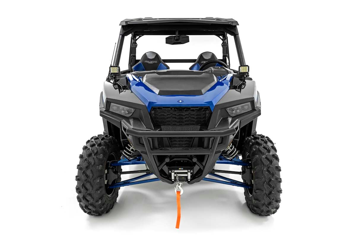 LED Light Kit | Cage Mount | 2" Black Pair | White DRL | Polaris General XP 4 1000 — Bild 4