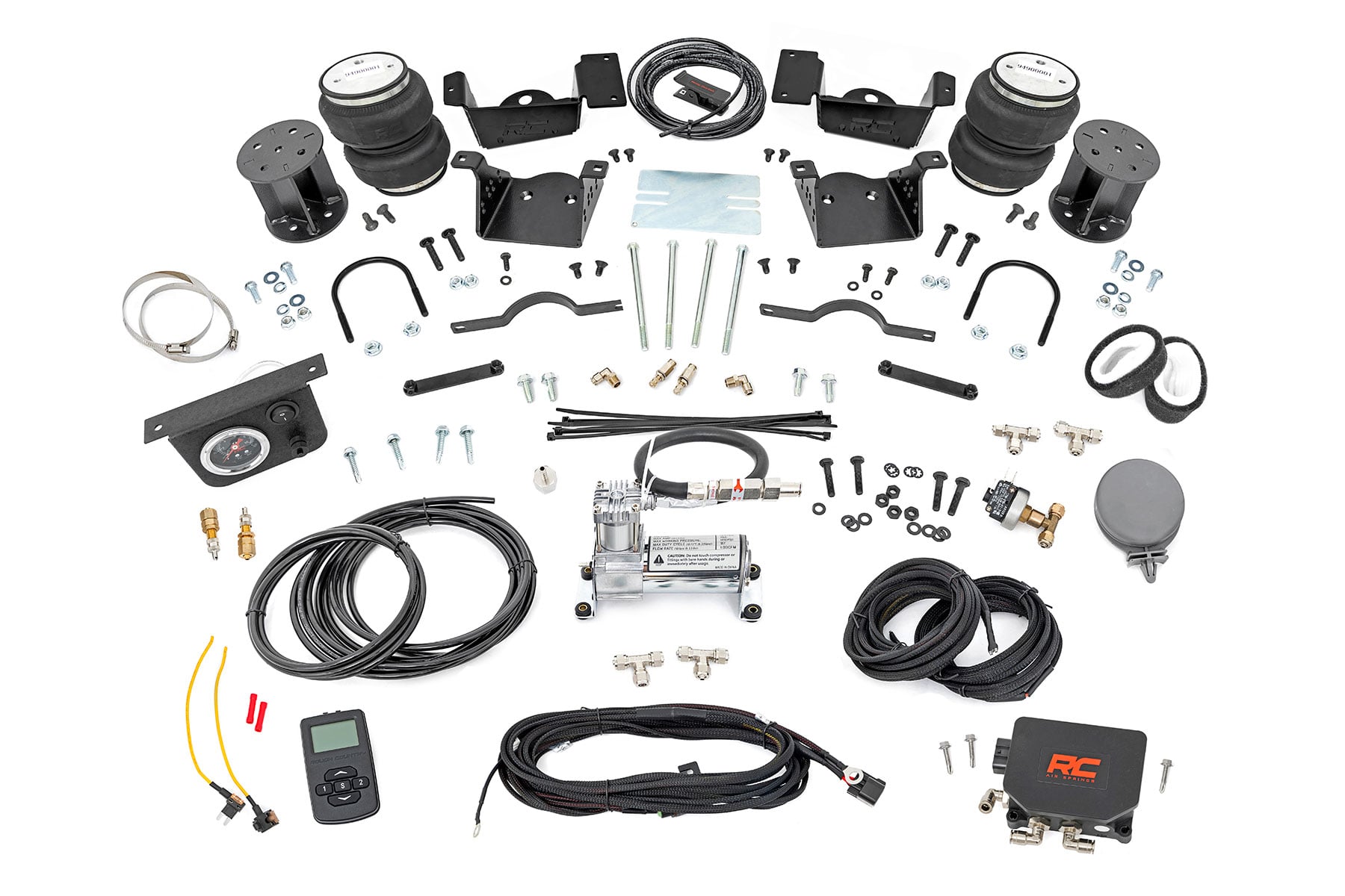 Luftfeder-Set mit Kompressor | Funkfernbedienung | 3–5-Zoll-Lift Kit | Chevy/GMC 2500HD/3500HD (20– — Bild 2