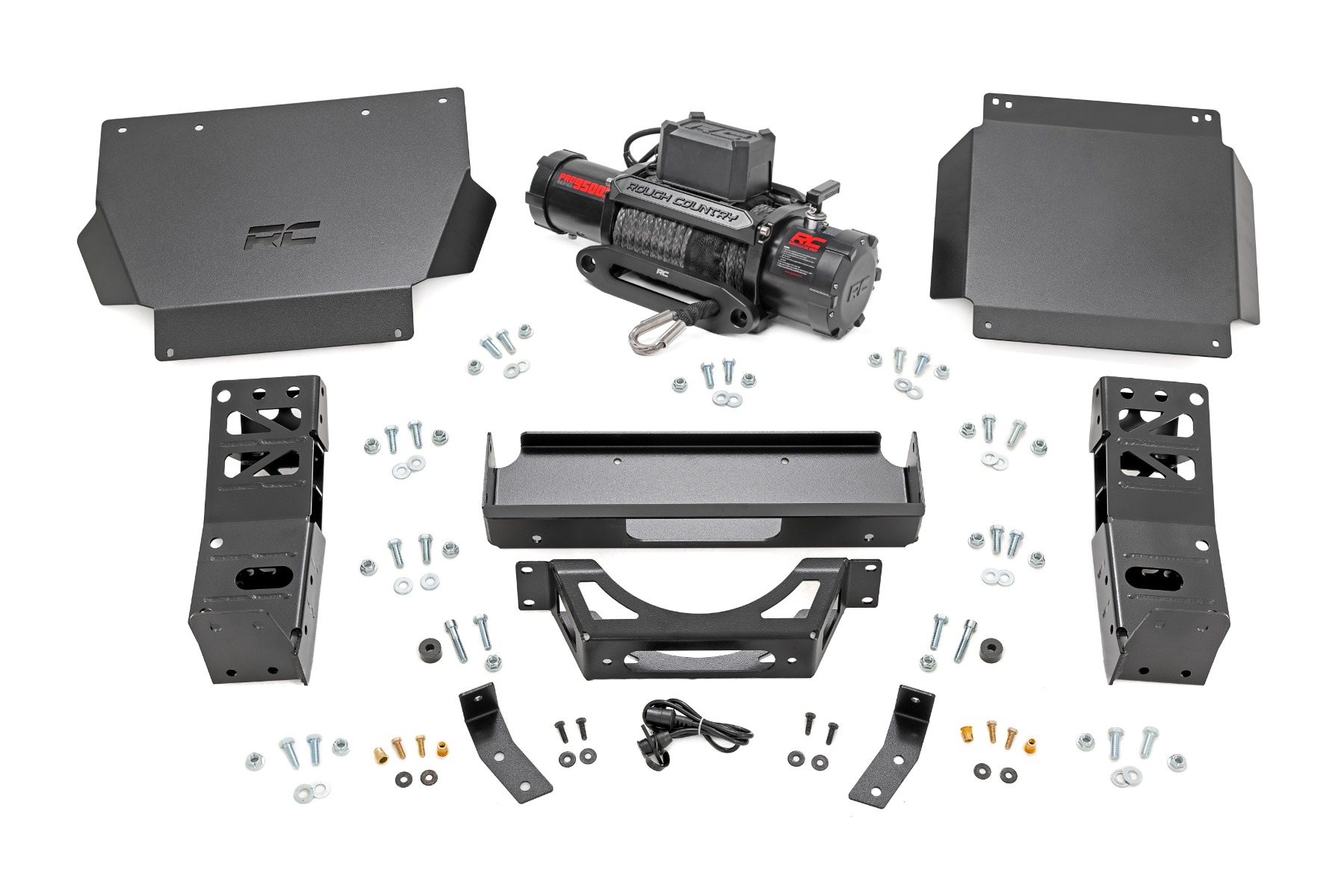 FXS Verdeckte Seilwindenhalterung | PRO9500S | Toyota Tacoma 4WD (2024–2026)