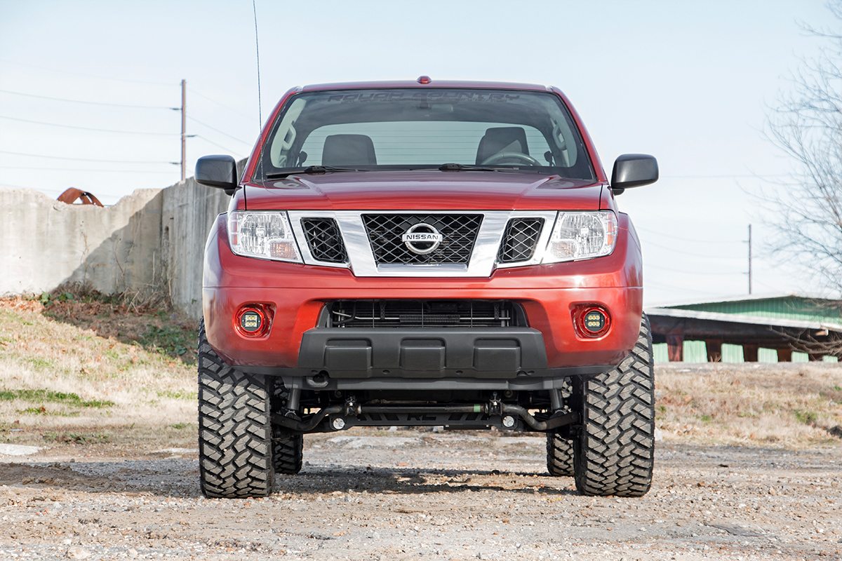 LED-Beleuchtungsset | Nebelscheinwerferhalterung | 2 Zoll Schwarz, Paar | Spot | Nissan Frontier (05–20) — Bild 4