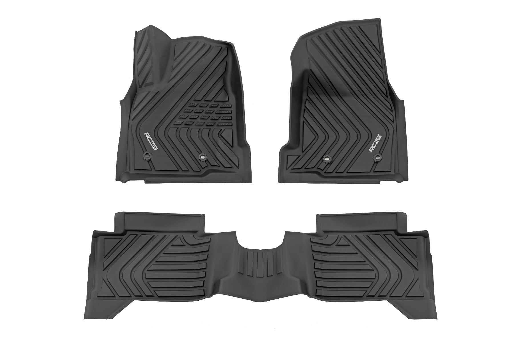 Flex Fit-Fußmatten | Vorne & hinten | Crew | Toyota Tacoma 2WD/4WD (2024–2026) — Bild 2
