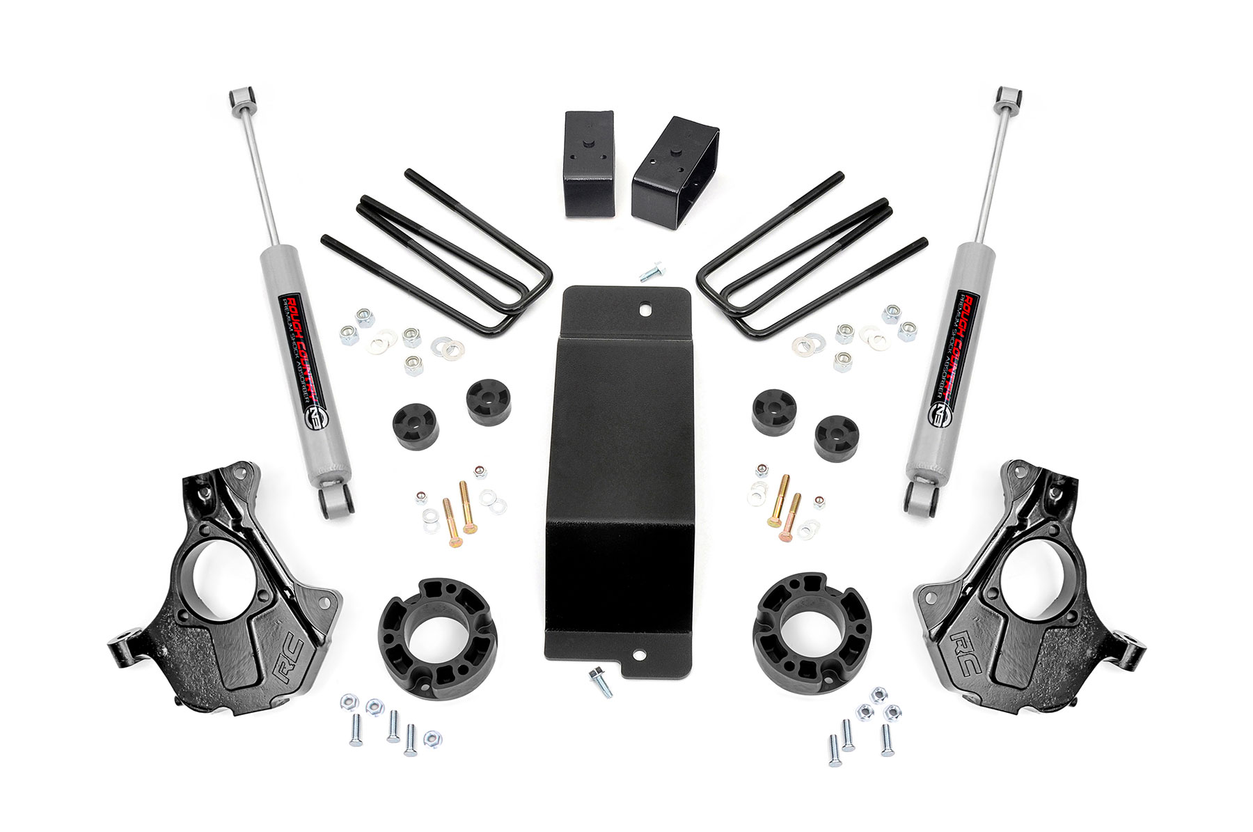 3,5-Zoll-Lift Kit | Untere Querlenker aus Aluminium/gepresstem Stahl | Chevy/GMC 1500 (2014–2018 & Classic)