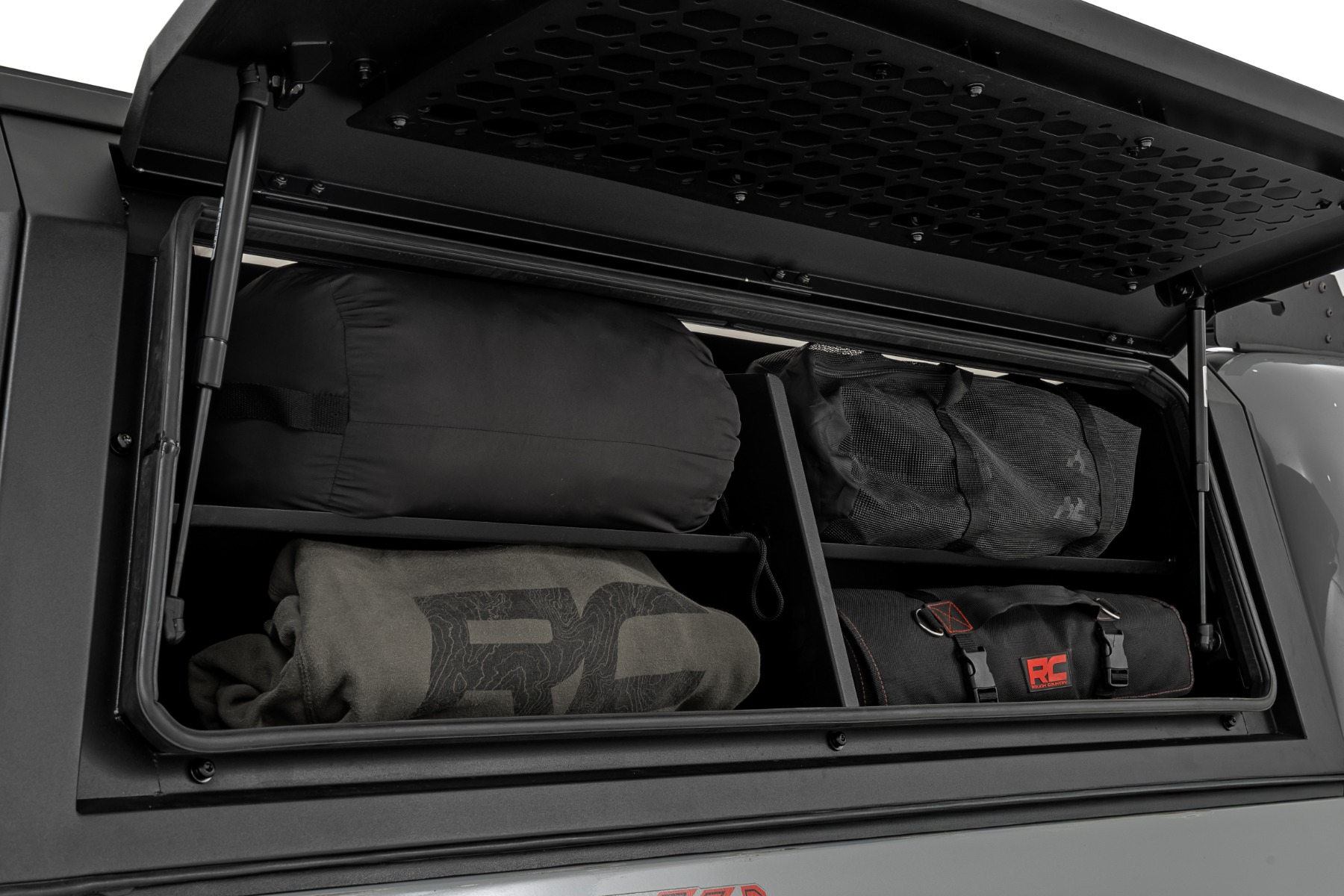 Bed Cap Side Shelf Storage Bin | Passengers Side | Toyota Tacoma (16-23) — Bild 2