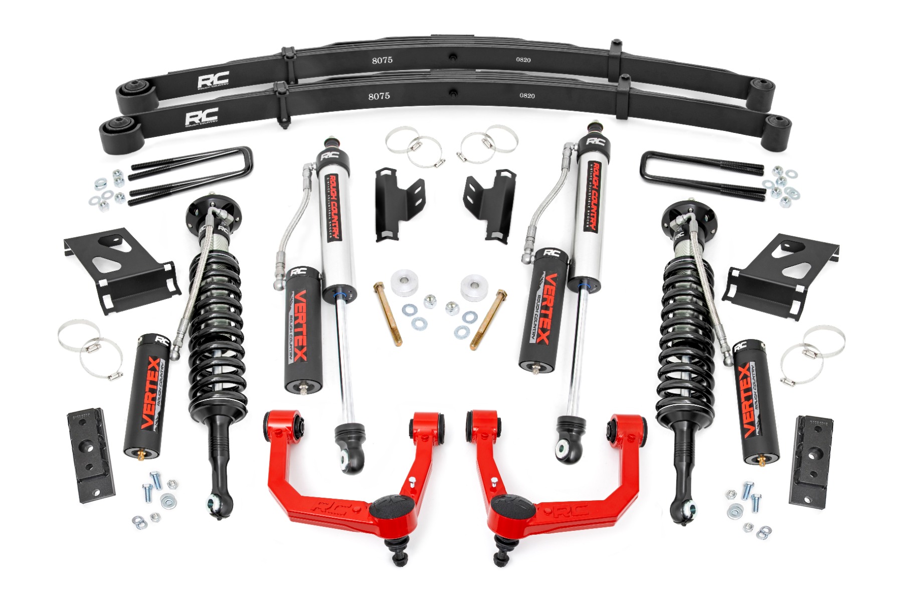 3,5-Zoll-Lift Kit | Vertex | Toyota Tacoma 2WD/4WD (2005–2023) | Rote Ausführung