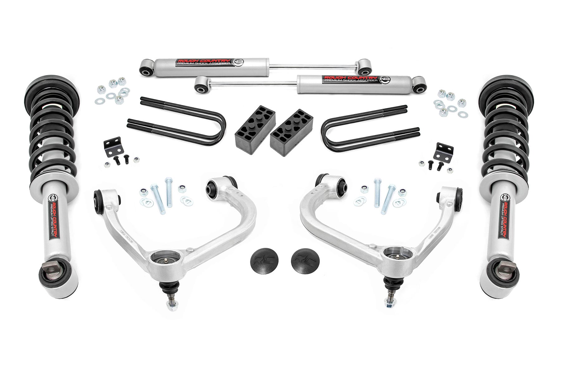 3-Zoll-Lift Kit | Geschmiedete obere Federbeine | N3-Federbeine | Ford F-150 4WD (2021–2026) — Bild 2
