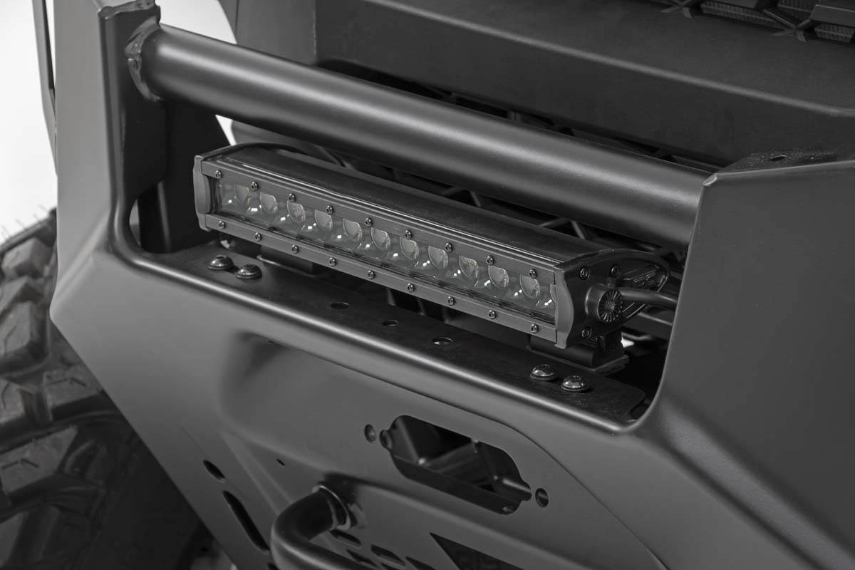 LED-Beleuchtungsset | Stoßstangenmontage | 12 Zoll Schwarz, einreihig | Polaris Ranger XP 1000 — Bild 3