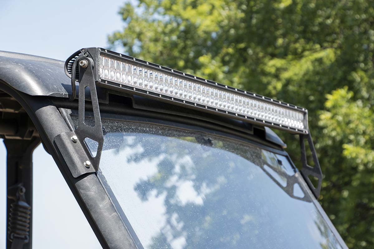 LED-Leuchte | Windschutzscheibe | 50 Zoll Schwarz, zweireihig | Can-Am Defender HD 5/HD 8/HD 9/HD 10 — Bild 2
