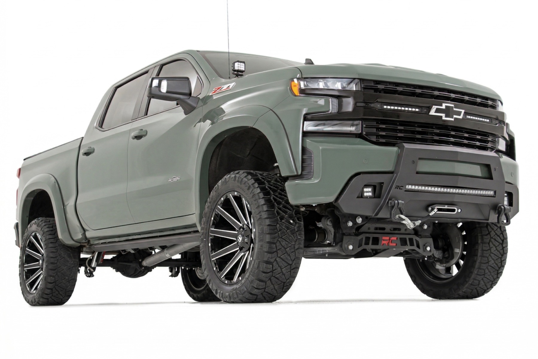 SF1 Kotflügelverbreiterungen | GBD Cypress Grey | Chevy Silverado 1500 2WD/4WD (2019–2026) — Bild 2
