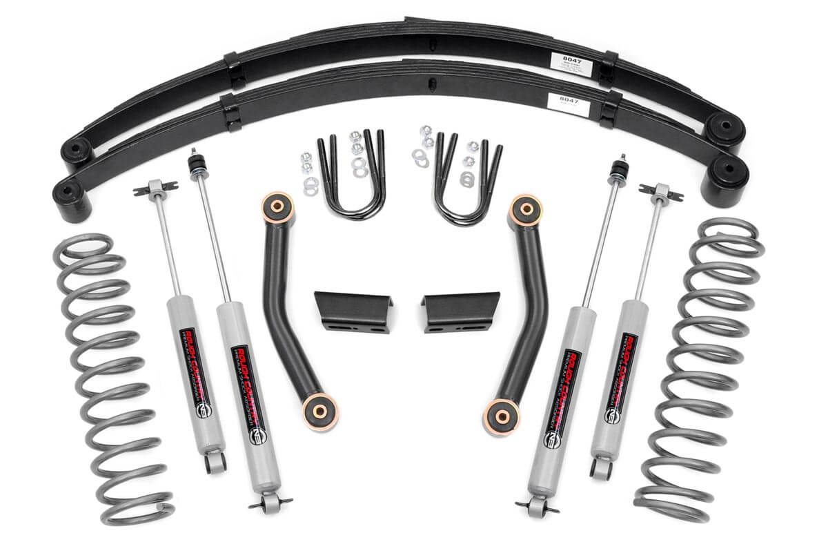 3-Zoll-Lift Kit | Serie II | RR-Federn | Jeep Cherokee XJ 2WD/4WD (84–01)