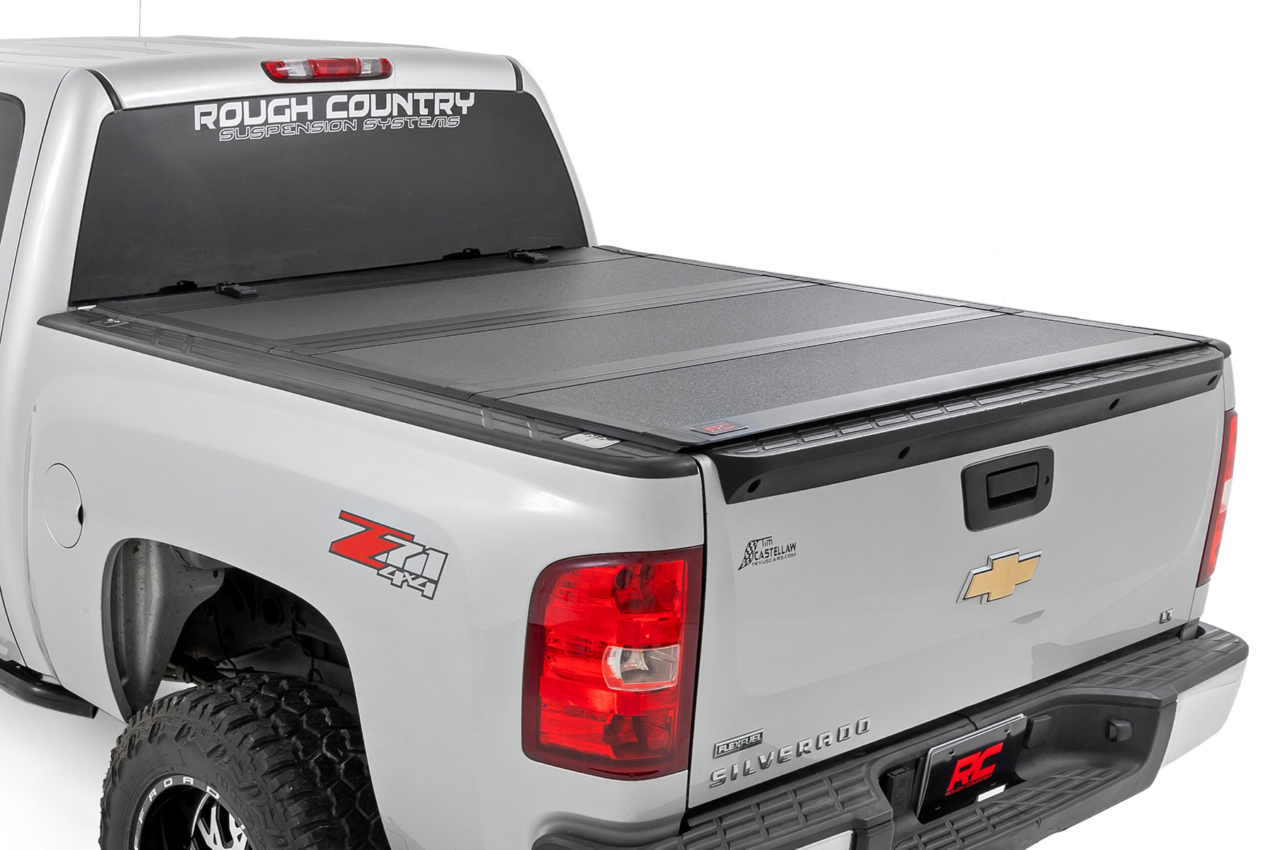 Stabile, dreifach faltbare, hochklappbare Ladeflächenabdeckung | 5'9 Zoll Ladefläche | Chevy/GMC 1500 (07–13)