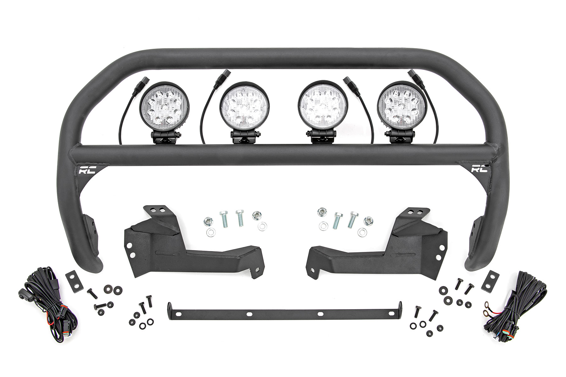 Frontschutzbügel | 4-Zoll-LED-Runderleuchten (4 Stück) | Ford Bronco Sport 4WD (2021–2024)
