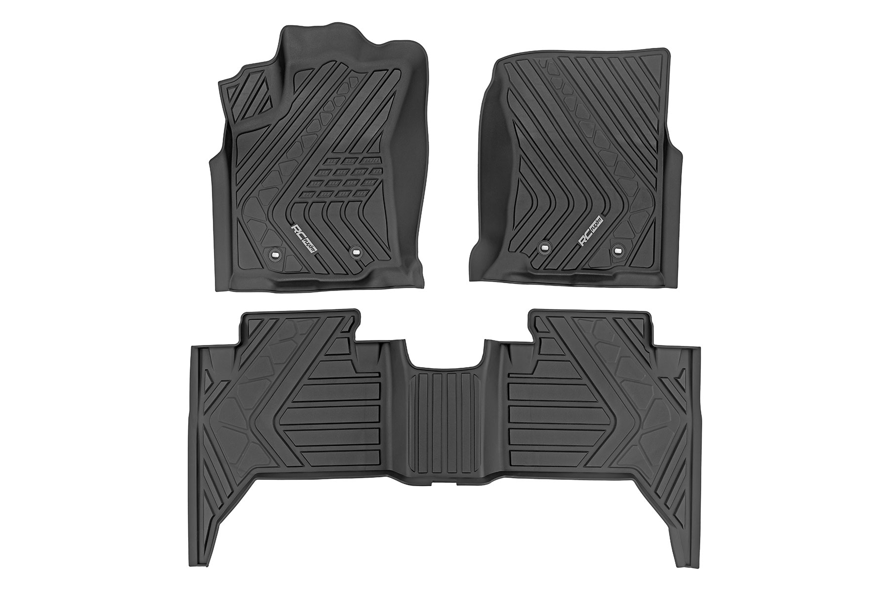 Flex-Fit-Fußmatten | Vorne und hinten | Toyota Tacoma 2WD/4WD (2016–2023)