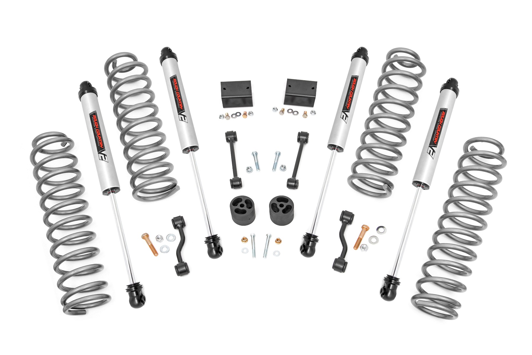 2,5-Zoll-Lift Kit | Schraubenfedern | V2 | Jeep Wrangler JL 4WD (2018–2023)