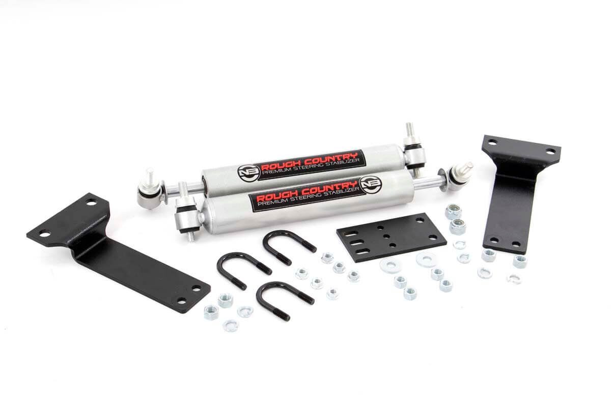 N3 Steering Stabilizer | Dual | 2-8 Inch Lift | Ford Excursion (00-05)/Super Duty (99-04) — Bild 2