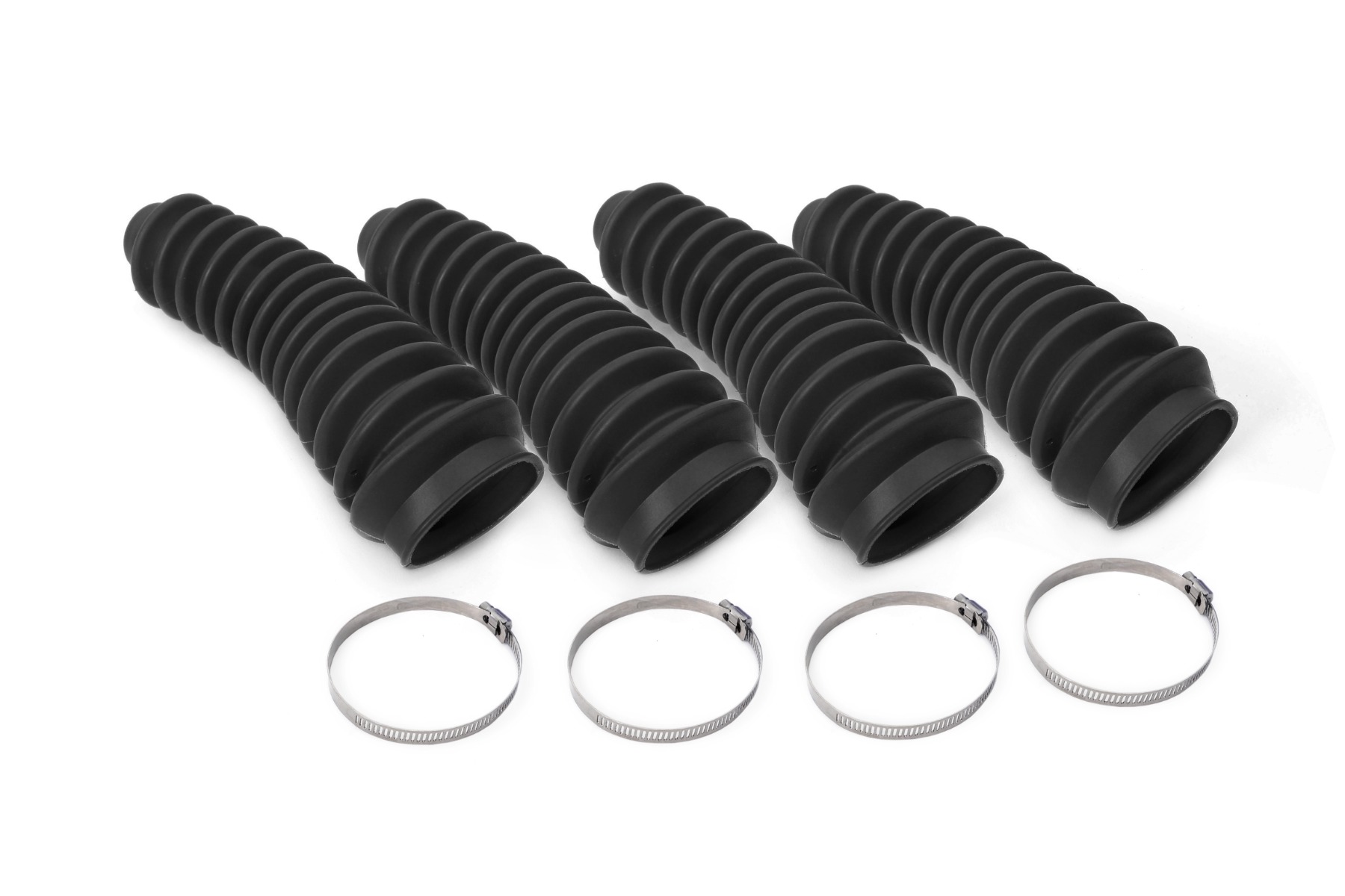 Stoßdämpfer-Schutzmanschetten | Schwarz | 4er-Pack